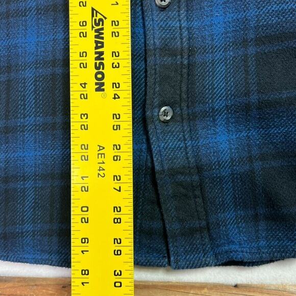 Orvis Shirt Jacket Mens XXL Plaid Heavyweight Flannel Adult Hand Pockets - Picture 6 of 10